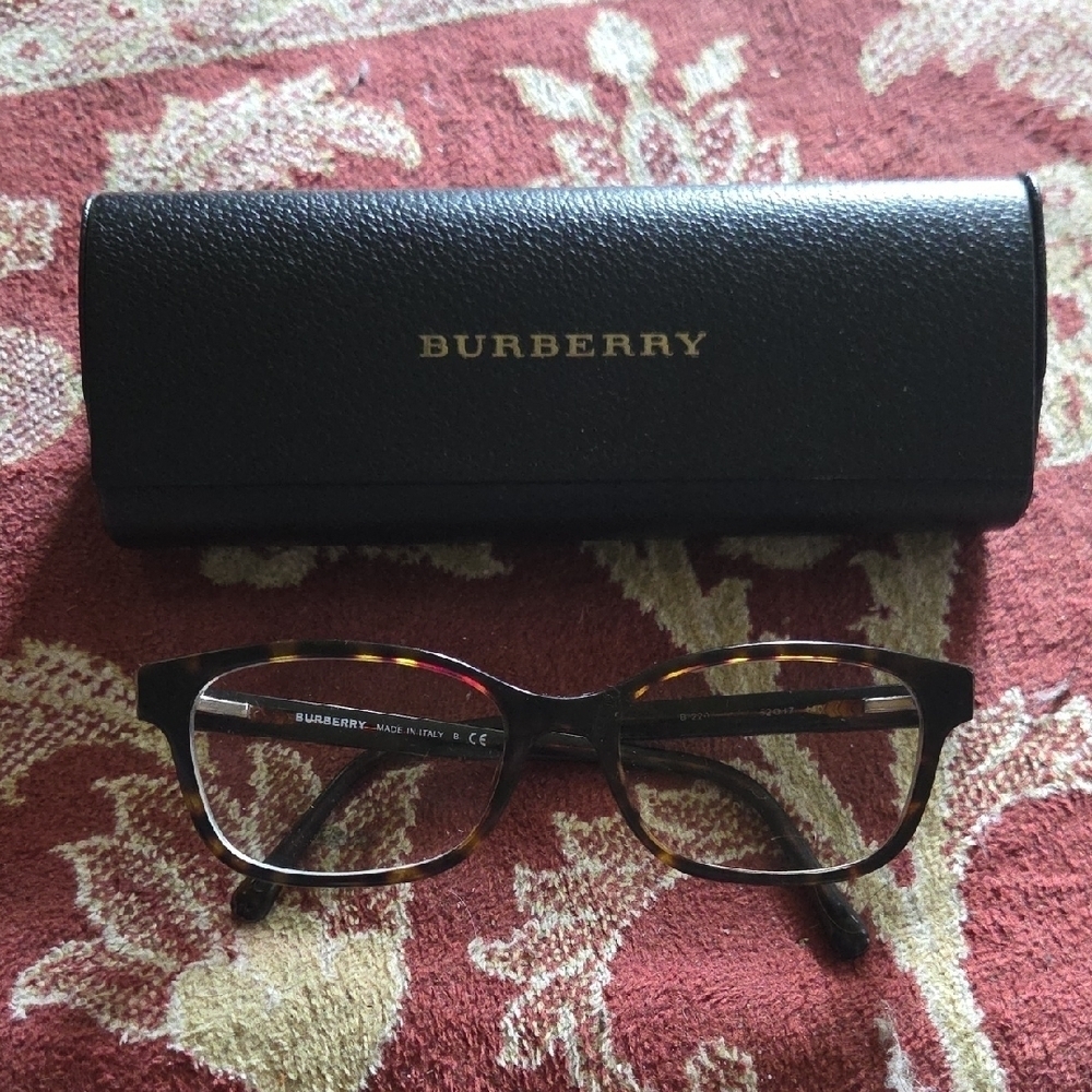 Burberry BE2201 Tortoise Shell Eyeglasses with Black Case